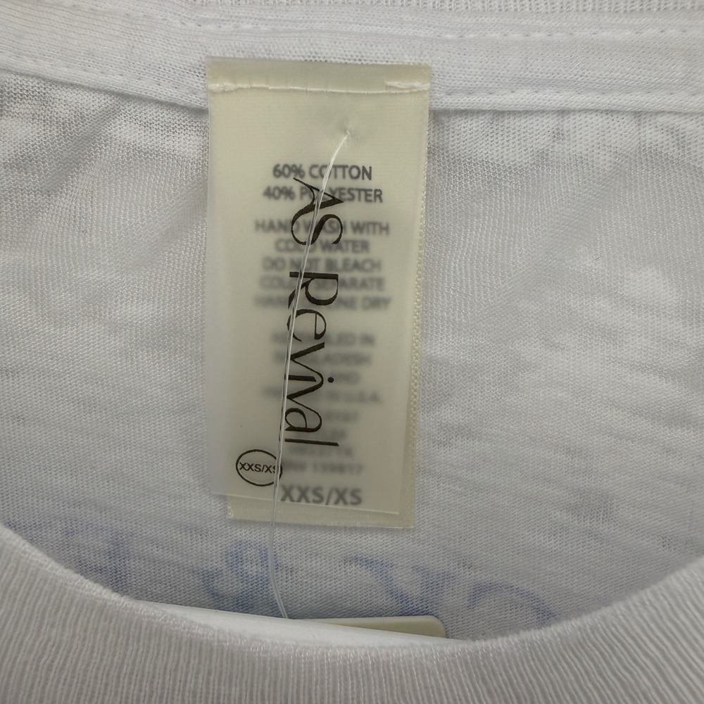 AS Revival Track & Field Athletic Dept Graphic Tee Ivory Size XXS/XS - Picture 4 of 6